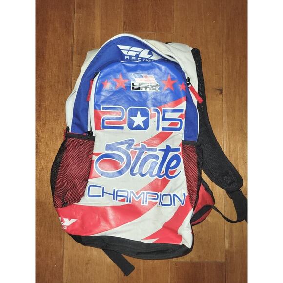 FLY Racing 2015 USA BMX State Champion Motor Cross Backpack ~RARE! - Picture 1 of 5